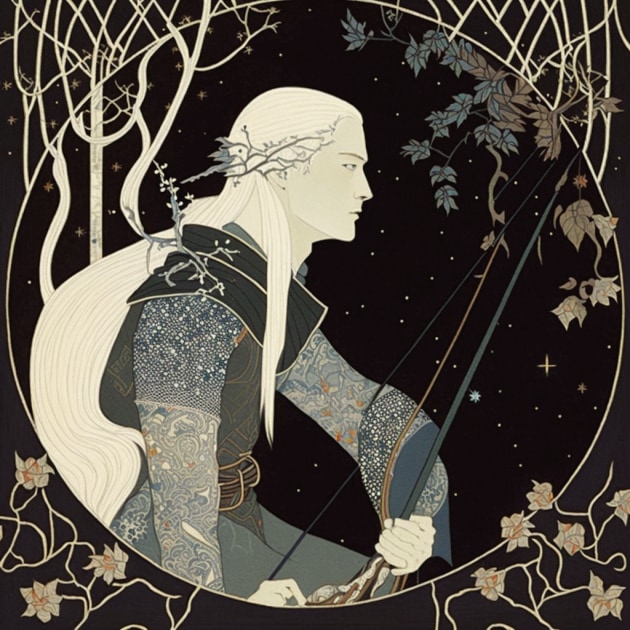 legolas-art-style-of-kay-nielsen