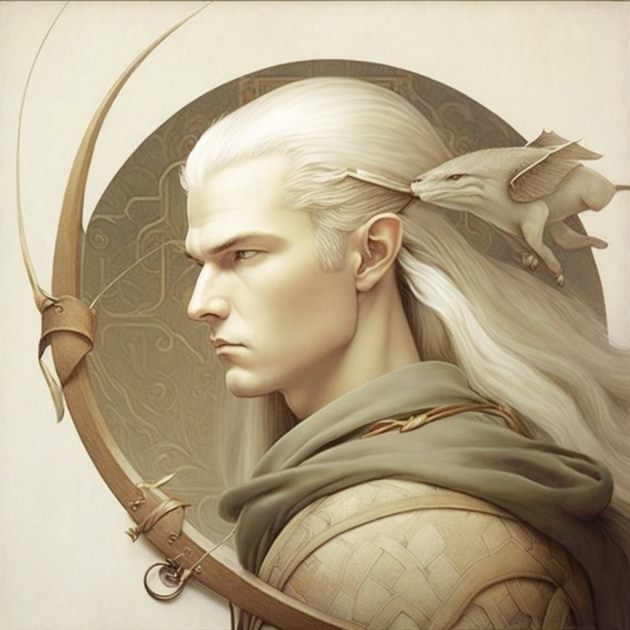 legolas-art-style-of-michael-parkes