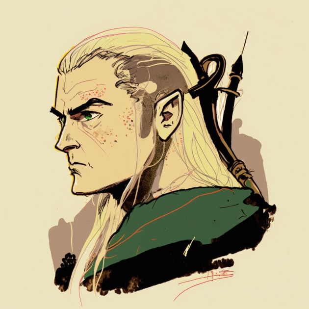 legolas-art-style-of-ralph-bakshi