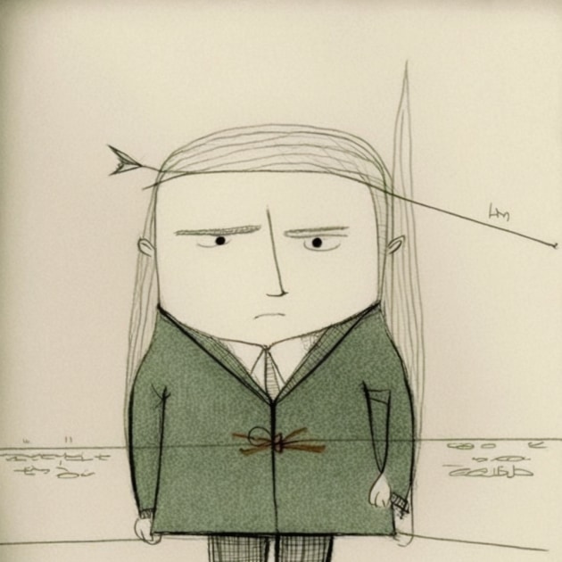 legolas-art-style-of-saul-steinberg