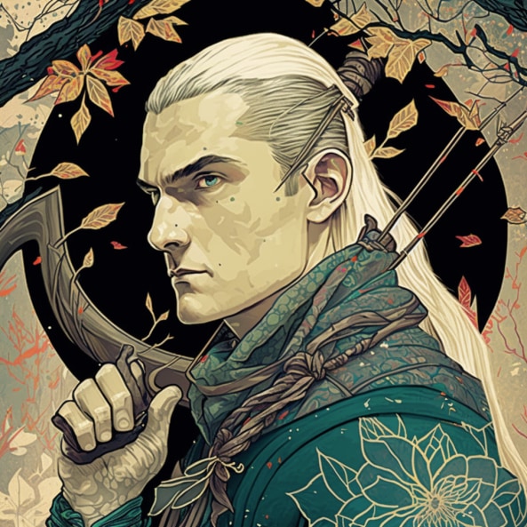 legolas-art-style-of-yuko-shimizu