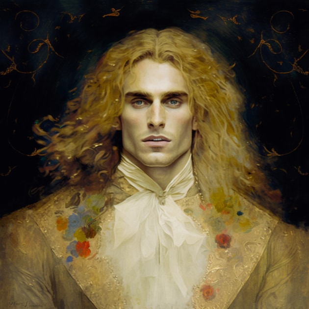 lestat-de-lioncourt-art-style-of-gustav-klimt