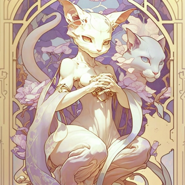 mewtwo-art-style-of-alphonse-mucha