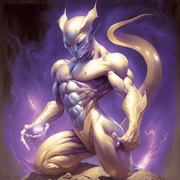 mewtwo-art-style-of-boris-vallejo