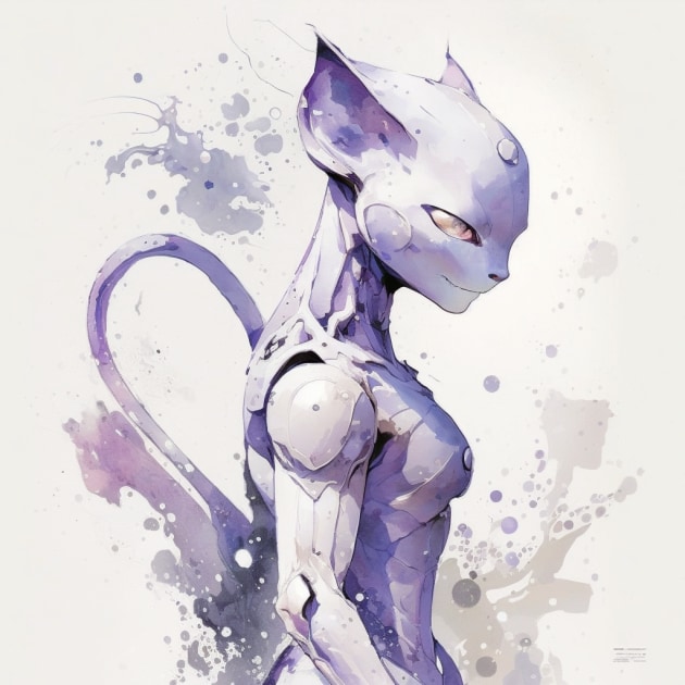 mewtwo-art-style-of-david-mack