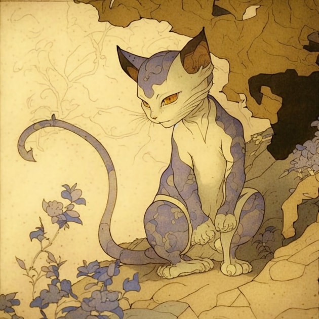 mewtwo-art-style-of-edmund-dulac