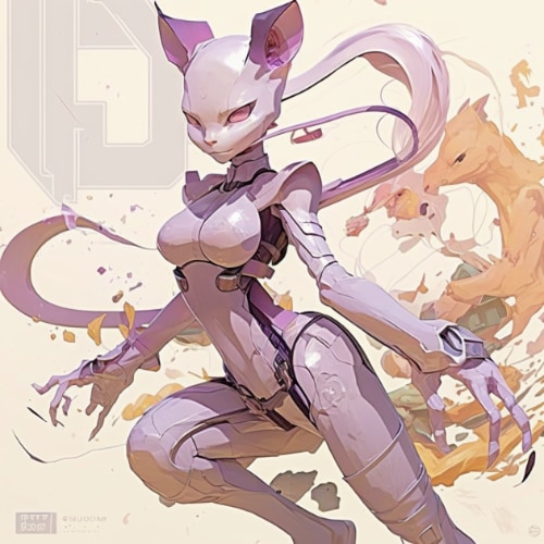 mewtwo-art-style-of-greg-tocchini