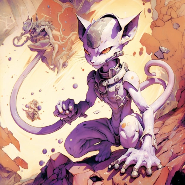 mewtwo-art-style-of-yoshitaka-amano