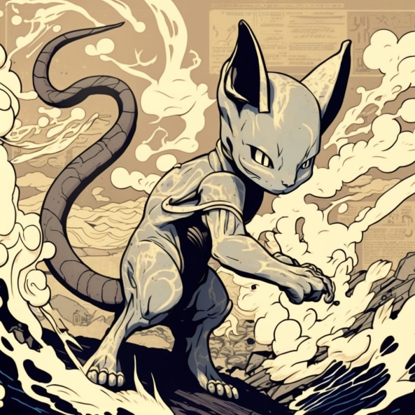 mewtwo-art-style-of-yuko-shimizu