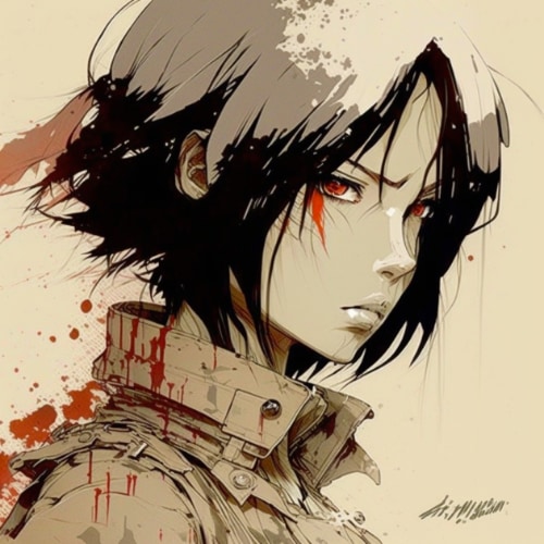 mikasa-ackerman-art-style-of-aiartes