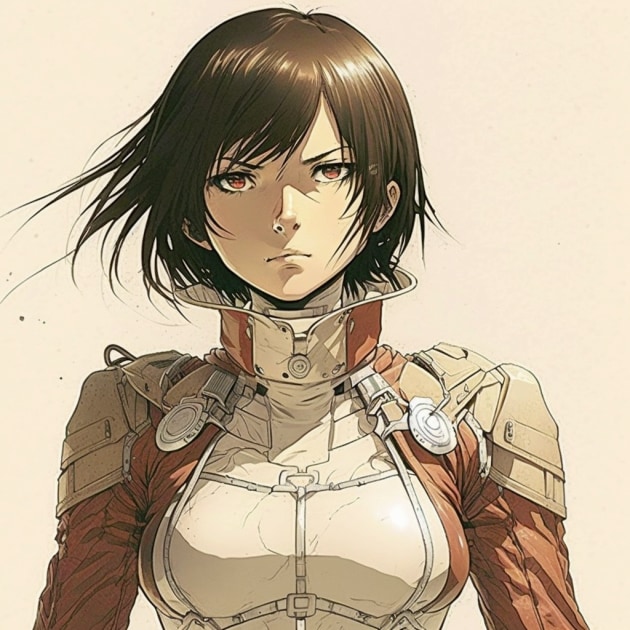 mikasa-ackerman-art-style-of-frank-quitely