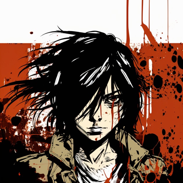 mikasa-ackerman-art-style-of-jim-mahfood