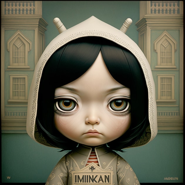 mikasa-ackerman-art-style-of-mark-ryden