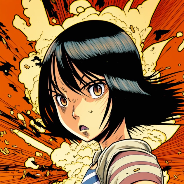 mikasa-ackerman-art-style-of-shintaro-kago