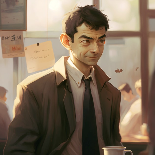 mr-bean-art-style-of-makoto-shinkai