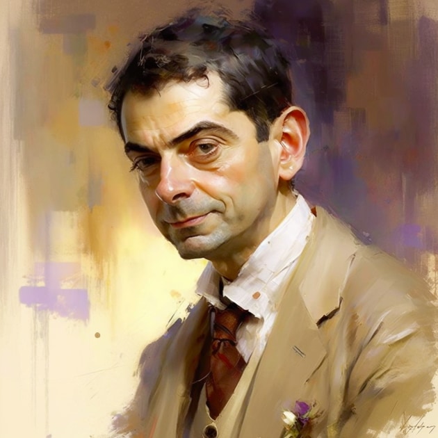 mr-bean-art-style-of-pino-daeni