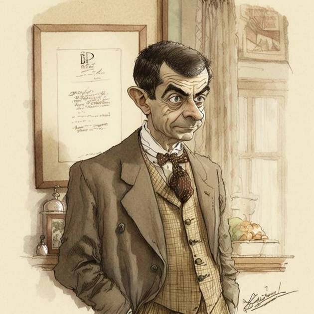 mr-bean-art-style-of-anton-pieck