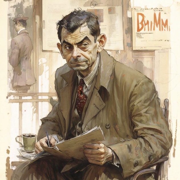 mr-bean-art-style-of-enki-bilal