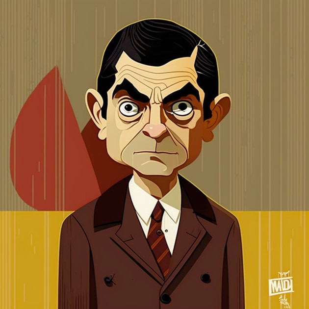 mr-bean-art-style-of-josh-agle