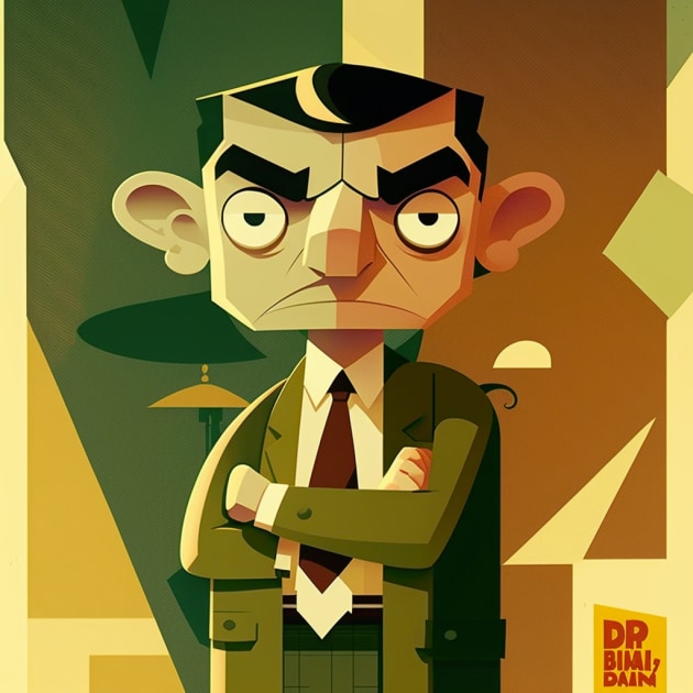 mr-bean-art-style-of-tom-whalen