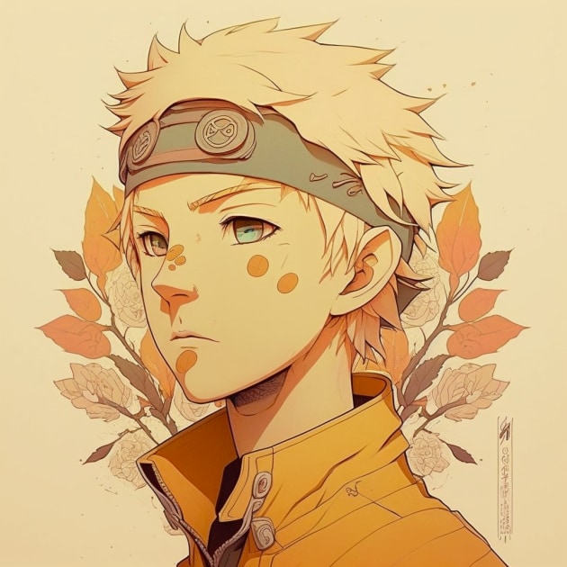 Naruto uzumaki in one piece art style