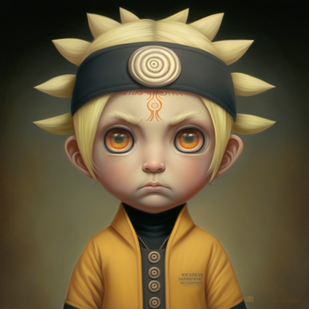 naruto-uzumaki-art-style-of-mark-ryden