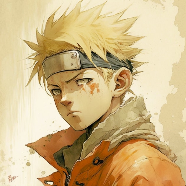 naruto-uzumaki-art-style-of-william-timlin