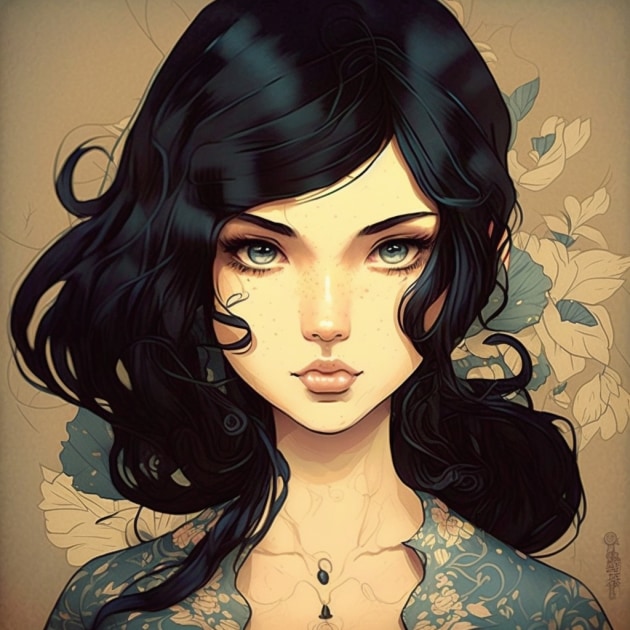 nico-robin-art-style-of-audrey-kawasaki