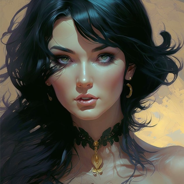 nico-robin-art-style-of-frank-frazetta