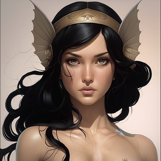 nico-robin-art-style-of-michael-parkes