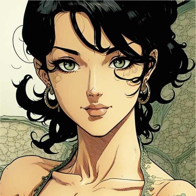 nico-robin-art-style-of-randolph-caldecott