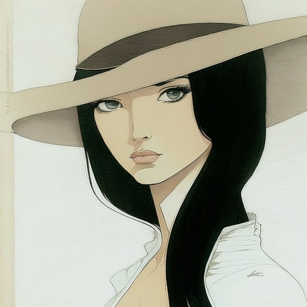 nico-robin-art-style-of-saul-steinberg