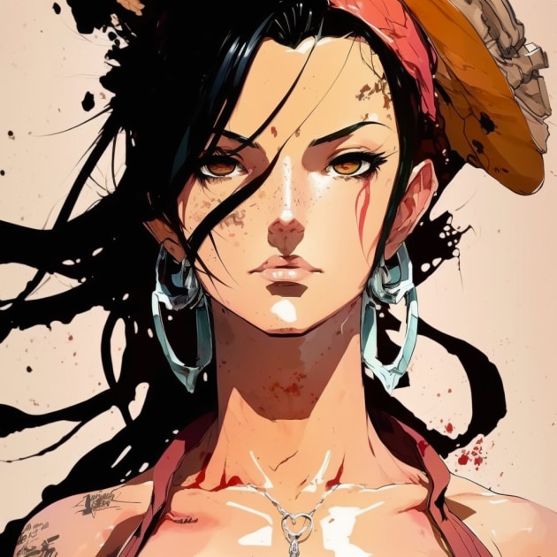 nico-robin-art-style-of-yoji-shinkawa