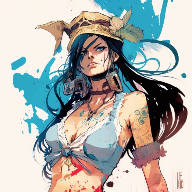 nico-robin-art-style-of-eric-canete