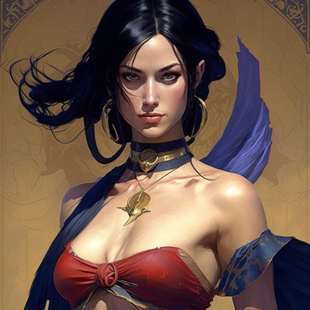 nico-robin-art-style-of-gerald-brom