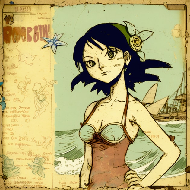 nico-robin-art-style-of-henry-darger