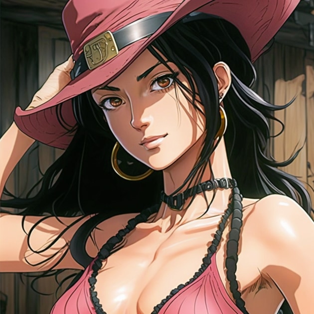 nico-robin-art-style-of-hirohiko-araki