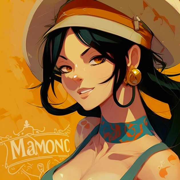 nico-robin-art-style-of-isaac-maimon