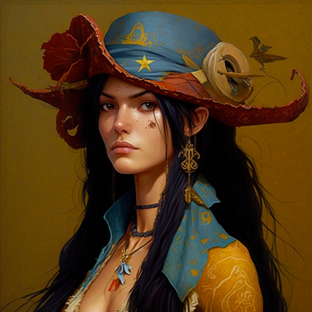 nico-robin-art-style-of-james-christensen