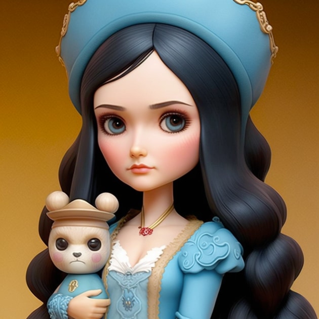 nico-robin-art-style-of-mark-ryden