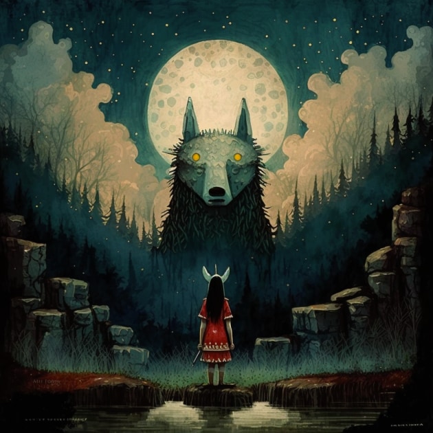 princess-mononoke-art-style-of-andy-kehoe