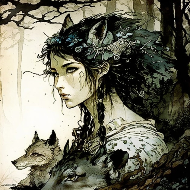 princess-mononoke-art-style-of-arthur-rackham