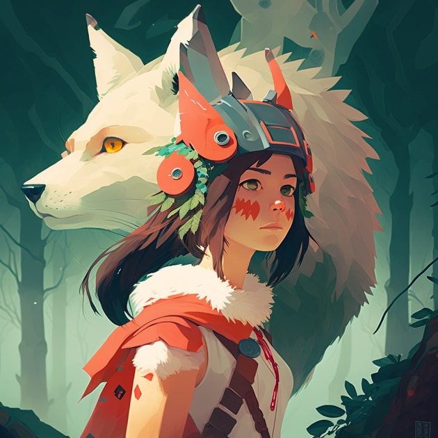 princess-mononoke-art-style-of-atey-ghailan