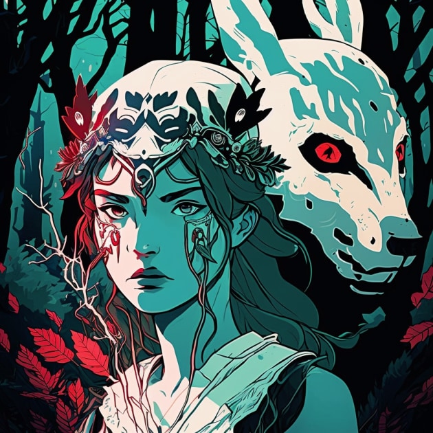 princess-mononoke-art-style-of-becky-cloonan