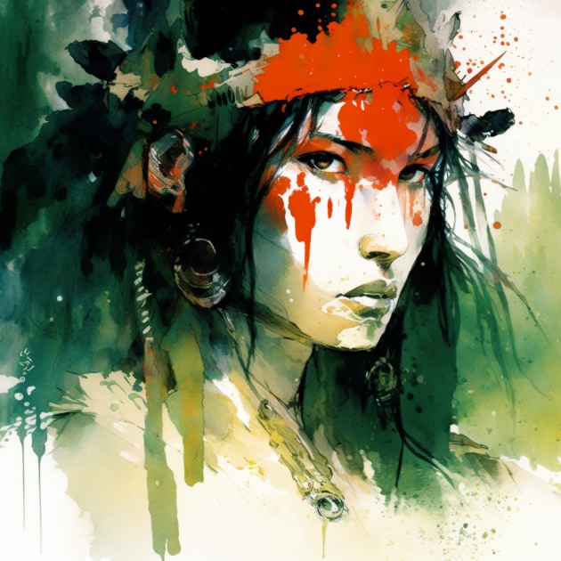 princess-mononoke-art-style-of-bill-sienkiewicz