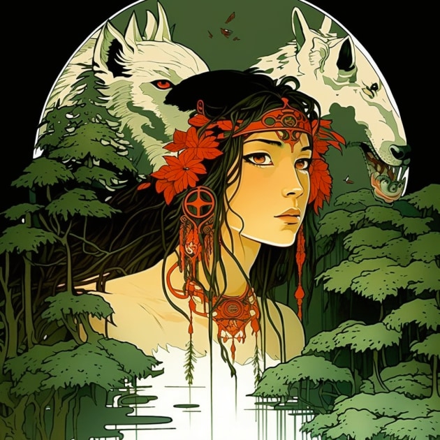 princess-mononoke-art-style-of-diane-dillon