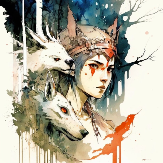 princess-mononoke-art-style-of-eric-canete