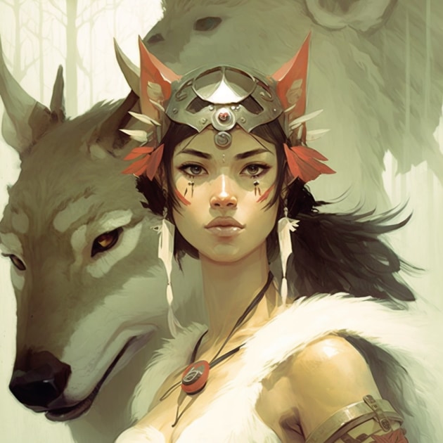 princess-mononoke-art-style-of-gustaf-tenggren