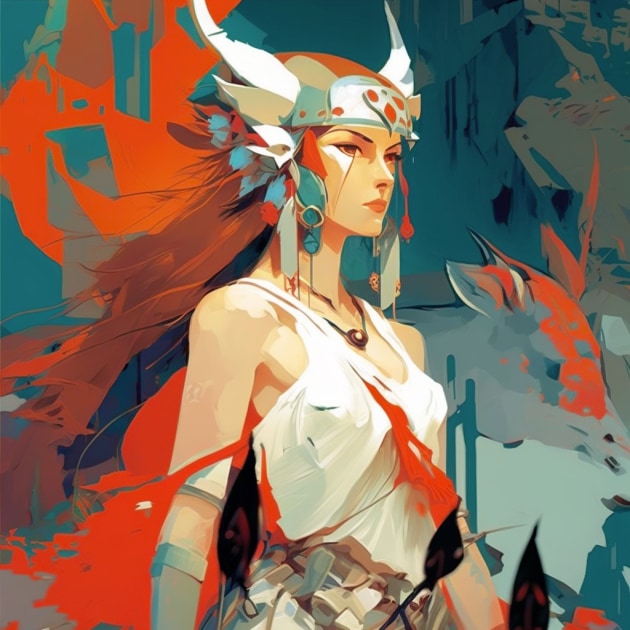 princess-mononoke-art-style-of-isaac-maimon