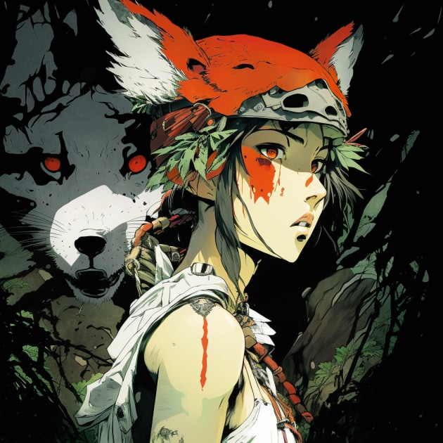 princess-mononoke-art-style-of-katsuhiro-otomo